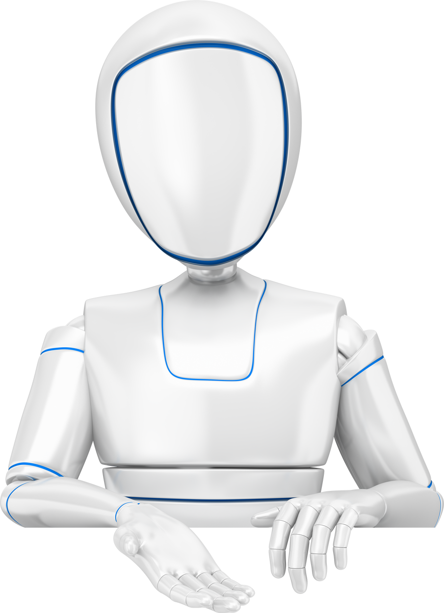 3D Humanoid Robot Pointing down